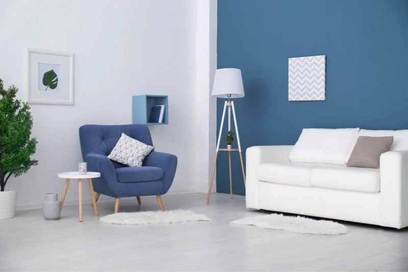Alaçatı salon iç cephe boyama örneği